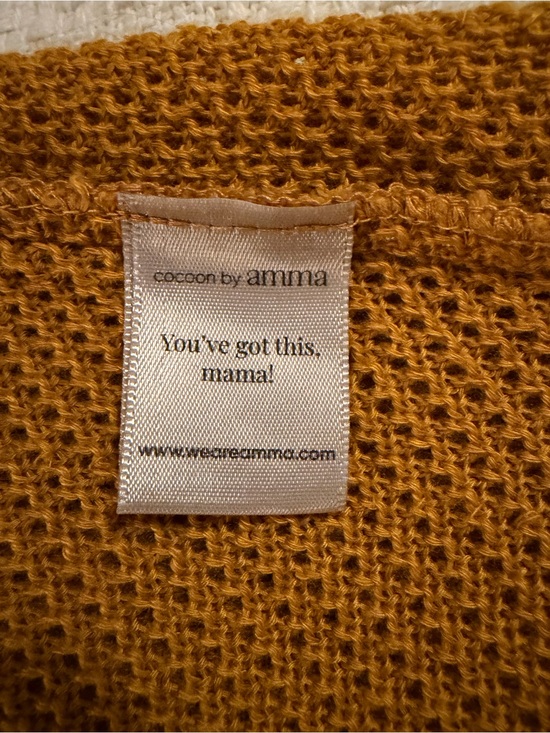 amma Accessories - Cocoon by Amma Mustard Knit Sweater